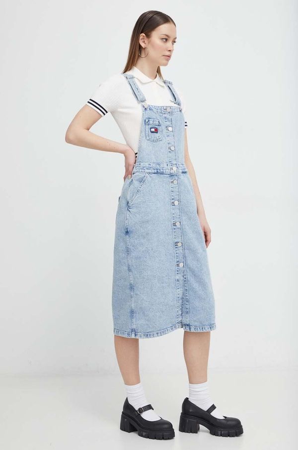 Tommy Jeans Traper haljina Tommy Jeans mini, ravna
