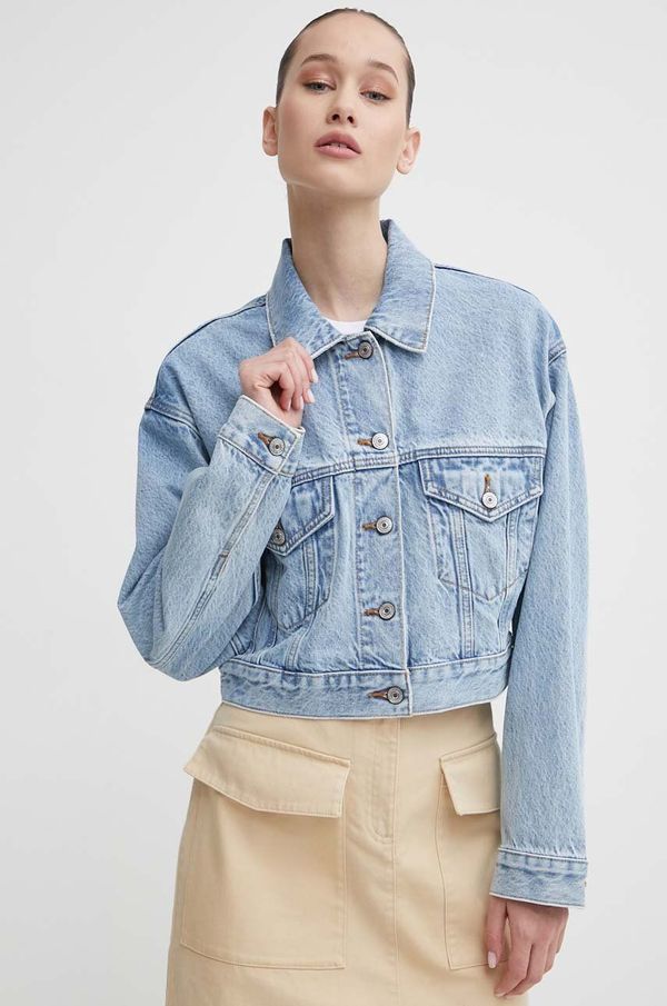 Abercrombie & Fitch Traper jakna Abercrombie & Fitch za žene, za prijelazno razdoblje, oversize