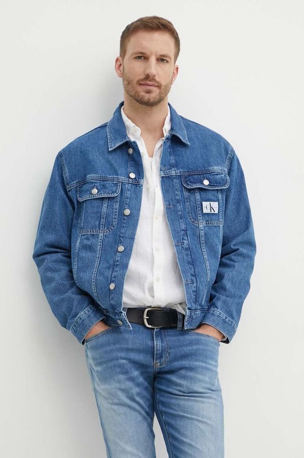 Calvin Klein Jeans Traper jakna Calvin Klein Jeans za muškarce, za prijelazno razdoblje, J30J325750