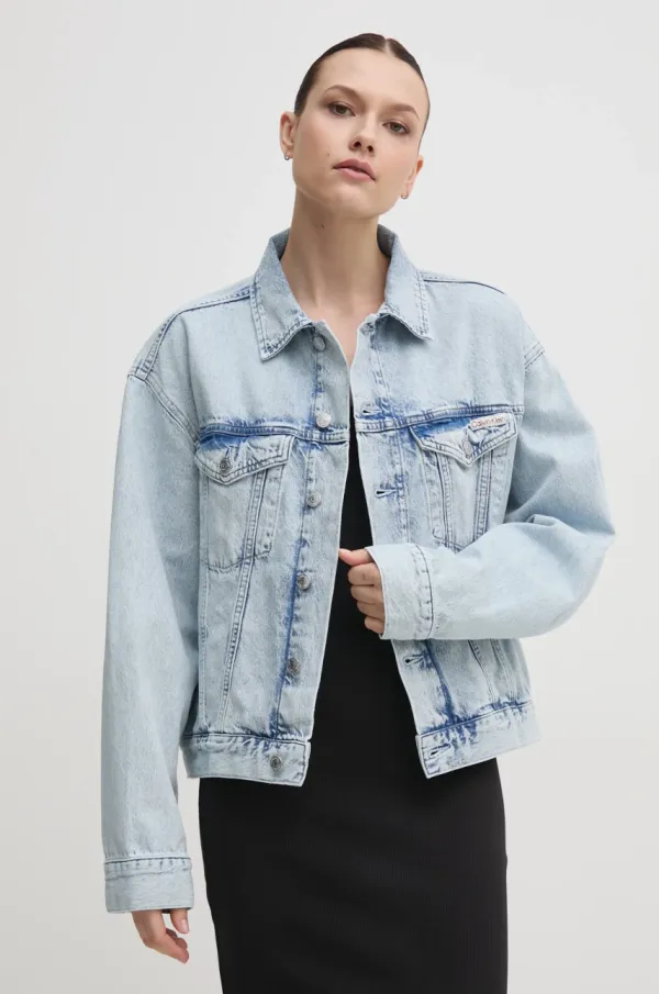 Calvin Klein Jeans Traper jakna Calvin Klein Jeans za žene, za prijelazno razdoblje, J20J225186
