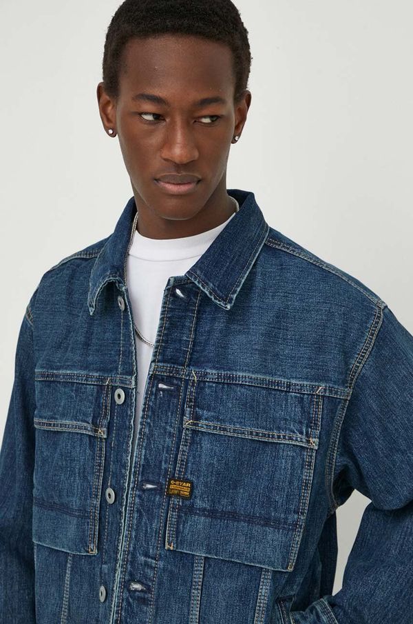 G-Star Raw Traper jakna G-Star Raw za muškarce, boja: tamno plava, za prijelazno razdoblje