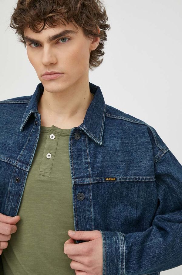 G-Star Raw Traper jakna G-Star Raw za muškarce, boja: tamno plava, za prijelazno razdoblje, oversize