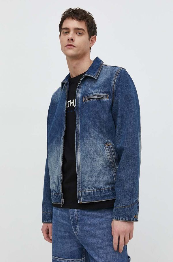 Guess Originals Traper jakna Guess Originals za muškarce, boja: tamno plava, za prijelazno razdoblje