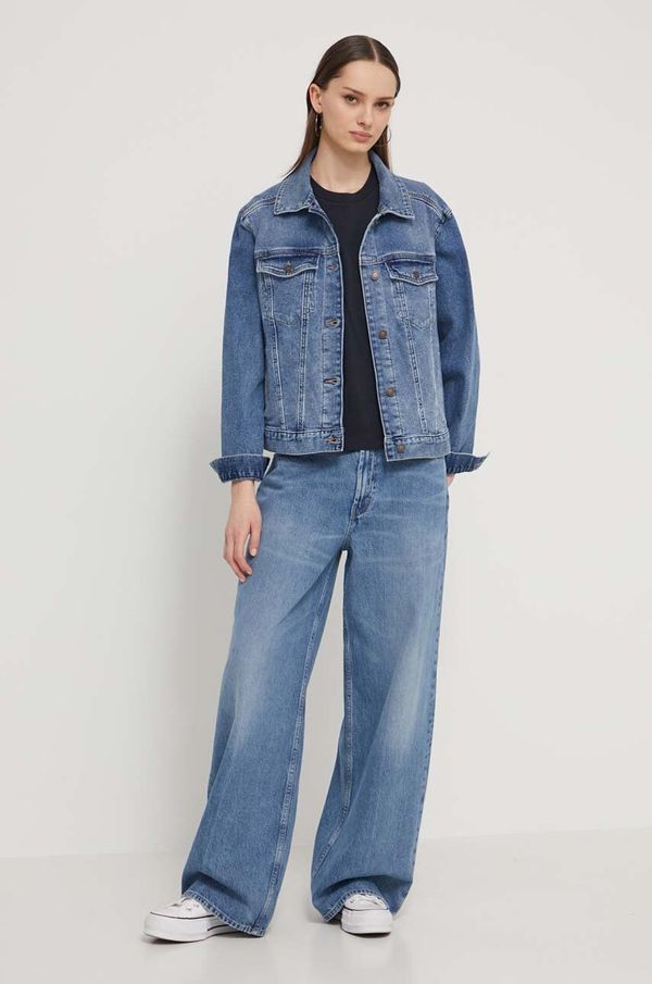 Hollister Co. Traper jakna Hollister Co. za žene, za prijelazno razdoblje, oversize