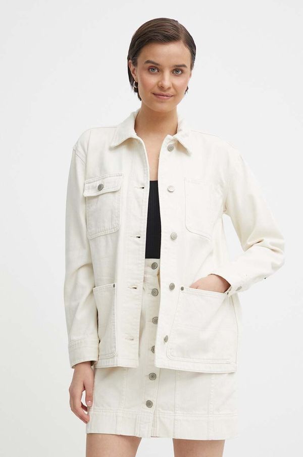 Lauren Ralph Lauren Traper jakna Lauren Ralph Lauren za žene, boja: bež, za prijelazno razdoblje, 200934622