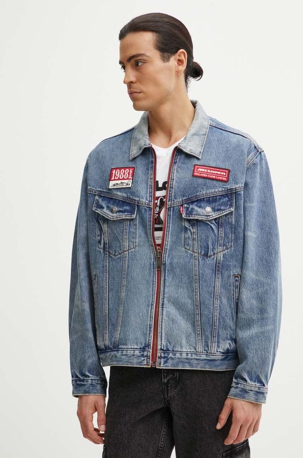 Levi's Traper jakna Levi's Levi’s x McLaren za muškarce, boja: bež, za prijelazno razdoblje, A8990-0000