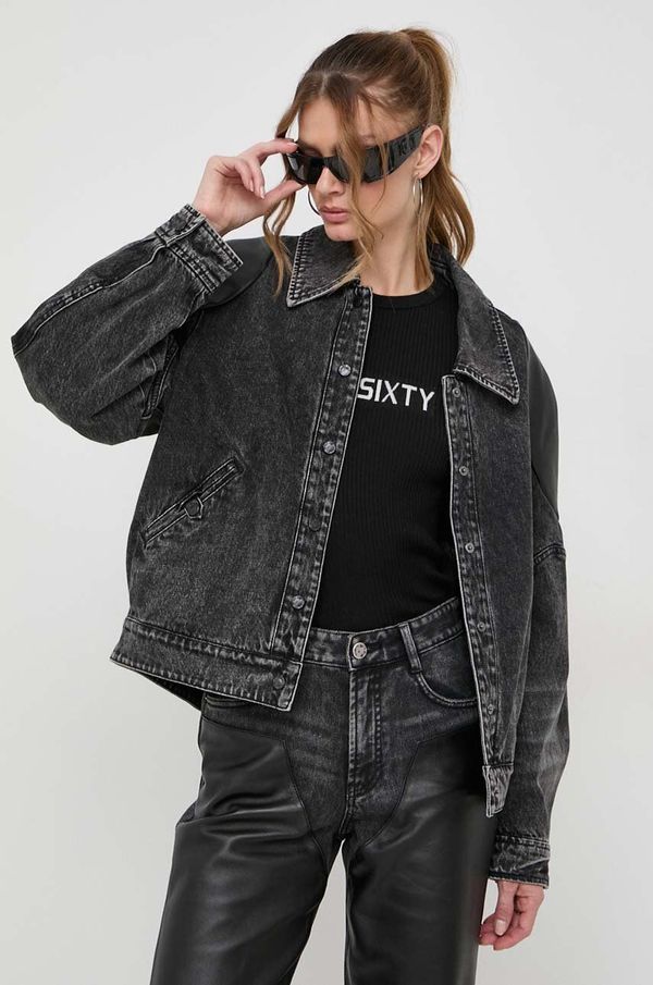 Miss Sixty Traper jakna Miss Sixty za žene, boja: crna, za prijelazno razdoblje