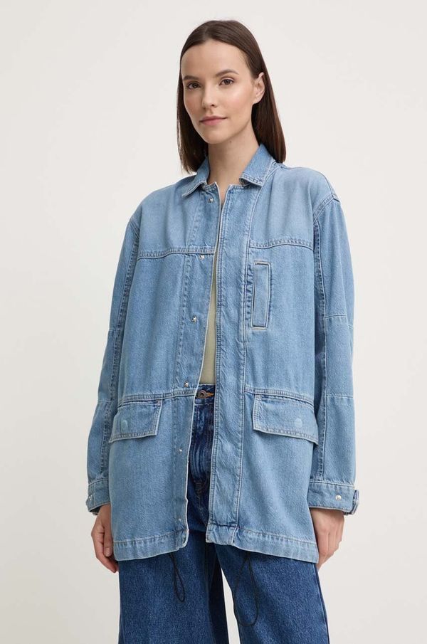 Pepe Jeans Traper jakna Pepe Jeans CLARENCE za žene, za prijelazno razdoblje, oversize, PL402413