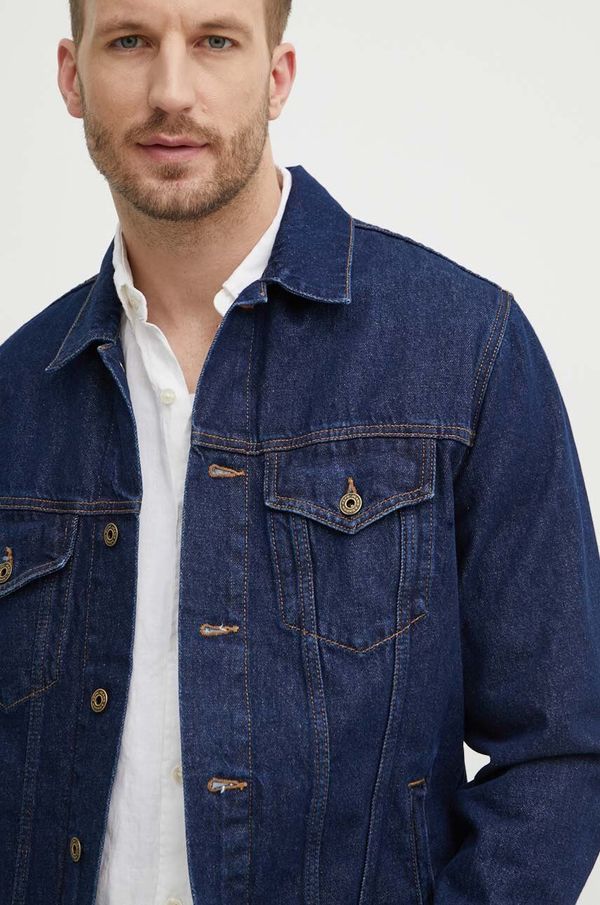 Pepe Jeans Traper jakna Pepe Jeans REGULAR JACKET za muškarce, boja: tamno plava, za prijelazno razdoblje, PM402715CU4