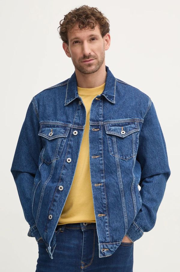 Pepe Jeans Traper jakna Pepe Jeans REGULAR JACKET za muškarce, boja: tamno plava, za prijelazno razdoblje, PM402715HW5