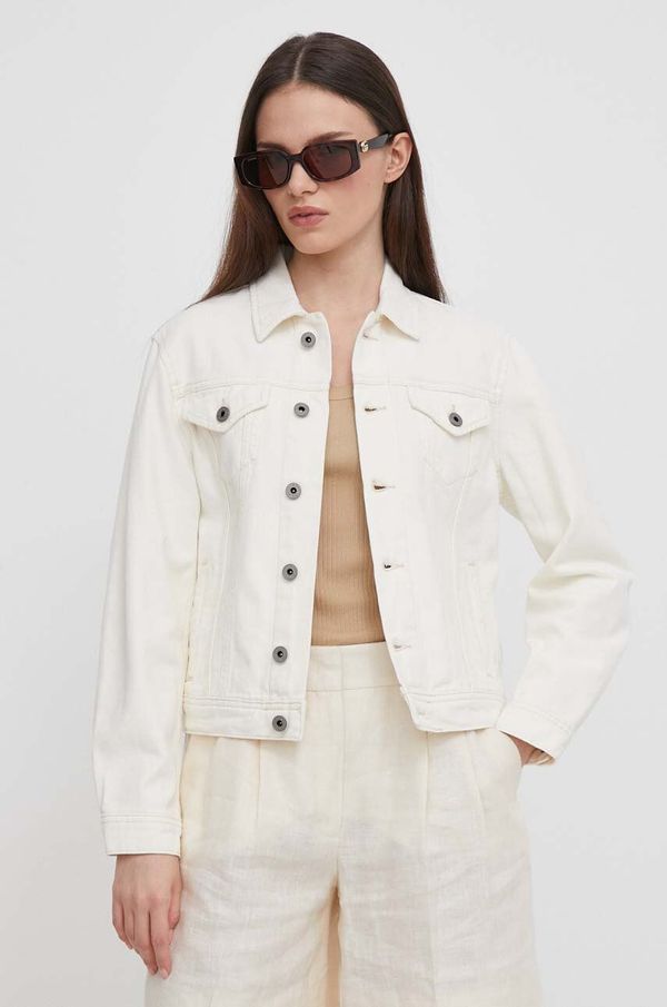Pepe Jeans Traper jakna Pepe Jeans za žene, boja: bež, za prijelazno razdoblje