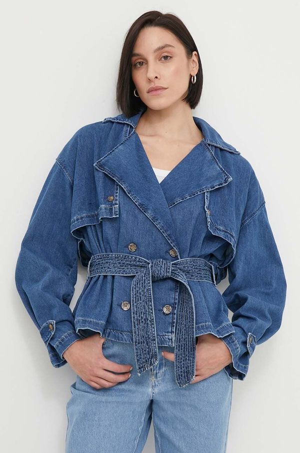 Pepe Jeans Traper jakna Pepe Jeans za žene, boja: tamno plava, za prijelazno razdoblje