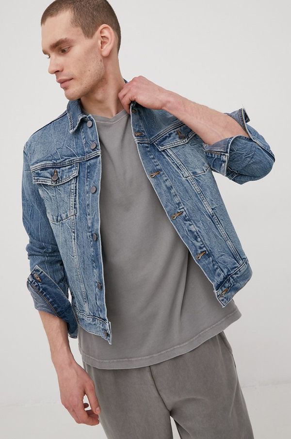 Superdry Traper jakna Superdry za muškarce, boja: tamno plava, za prijelazno razdoblje