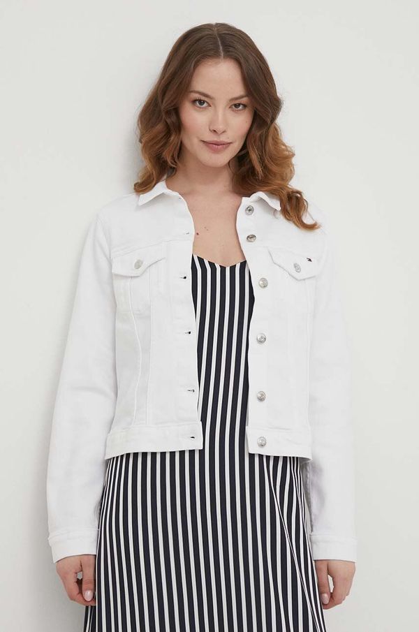 Tommy Hilfiger Traper jakna Tommy Hilfiger za žene, boja: bijela, za prijelazno razdoblje