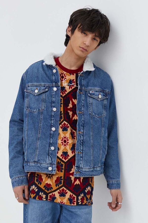Tommy Jeans Traper jakna Tommy Jeans za muškarce, za prijelazno razdoblje