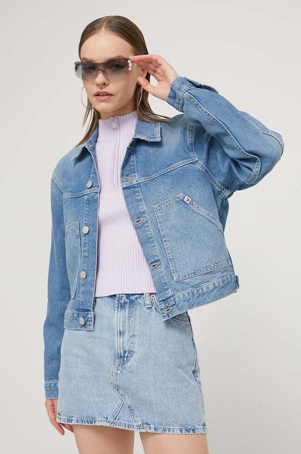 Tommy Jeans Traper jakna Tommy Jeans za žene, za prijelazno razdoblje