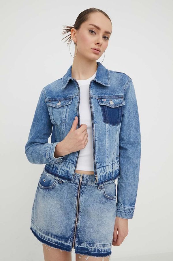 Tommy Jeans Traper jakna Tommy Jeans za žene, za prijelazno razdoblje
