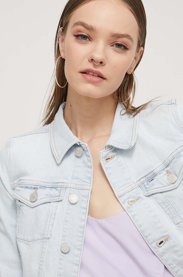 Tommy Jeans Traper jakna Tommy Jeans za žene, za prijelazno razdoblje, DW0DW17659