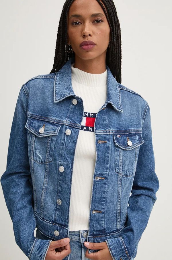 Tommy Jeans Traper jakna Tommy Jeans za žene, za prijelazno razdoblje, DW0DW19633