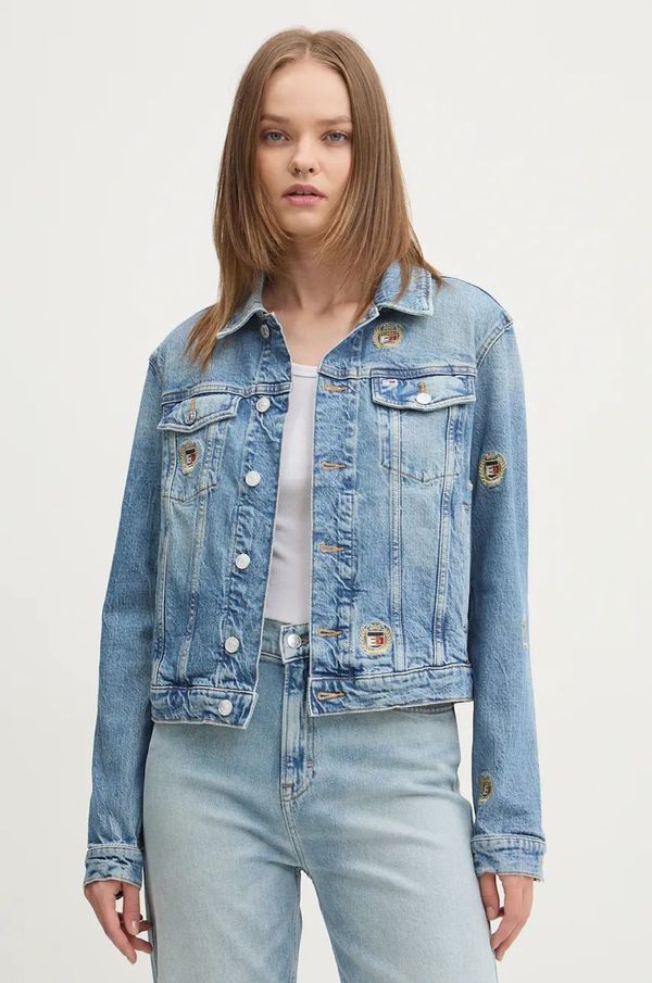 Tommy Jeans Traper jakna Tommy Jeans za žene, za prijelazno razdoblje, DW0DW19675