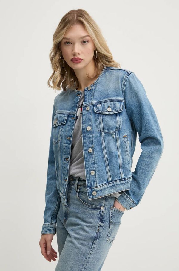 Tommy Jeans Traper jakna Tommy Jeans za žene, za prijelazno razdoblje, DW0DW19783