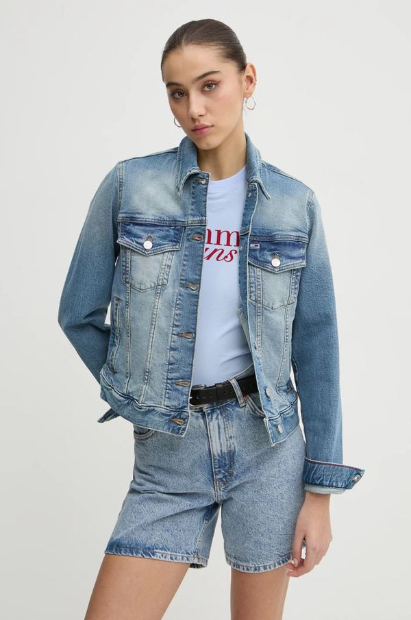 Tommy Jeans Traper jakna Tommy Jeans za žene, za prijelazno razdoblje, DW0DW19858
