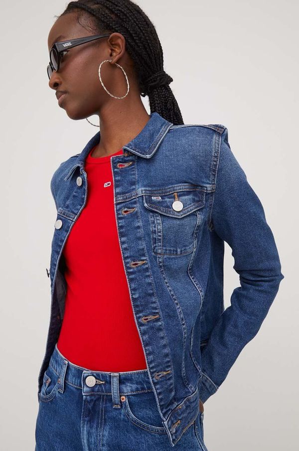 Tommy Jeans Traper jakna Tommy Jeans za žene, za prijelazno razdoblje
