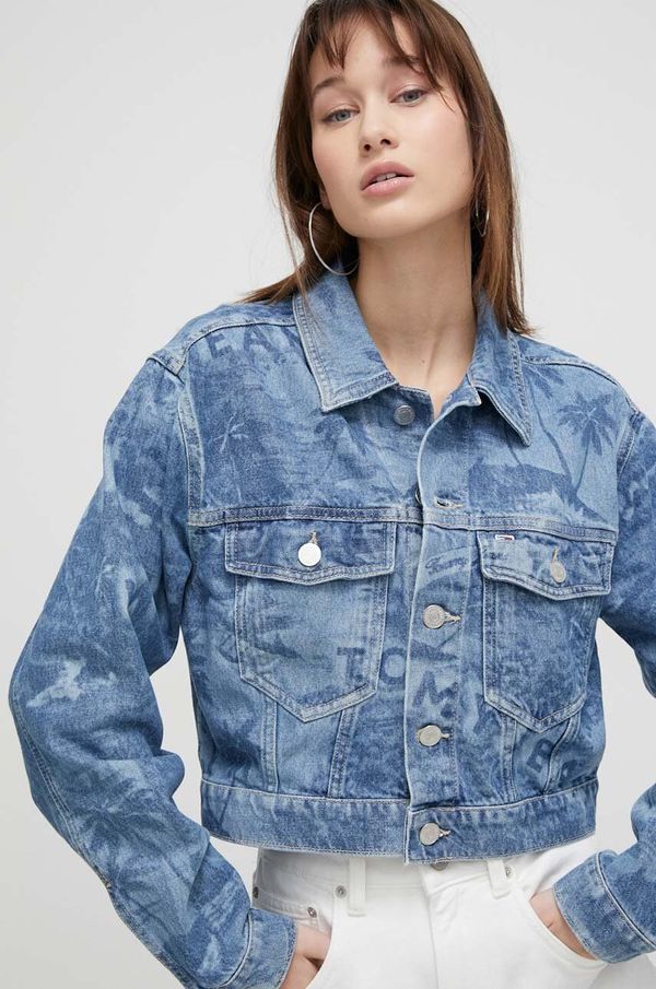 Tommy Jeans Traper jakna Tommy Jeans za žene, za prijelazno razdoblje