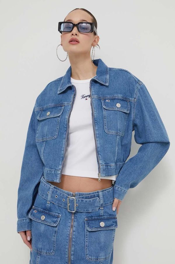 Tommy Jeans Traper jakna Tommy Jeans za žene, za prijelazno razdoblje