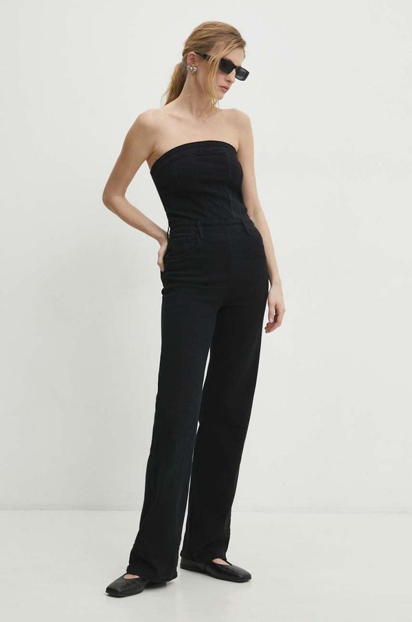 Answear Lab Traper kombinezon Answear Lab boja: crna, cold shoulder