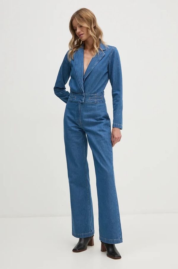 Pepe Jeans Traper kombinezon Pepe Jeans JOANNA pamučni, s v izrezom, PL230504