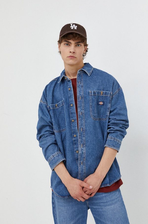 Dickies Traper košulja Dickies za muškarce, relaxed, s klasičnim ovratnikom