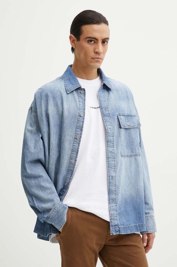 G-Star Raw Traper košulja G-Star Raw za muškarce, relaxed, s klasičnim ovratnikom, D25517-D539