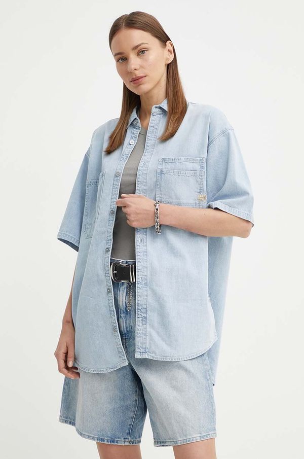 G-Star Raw Traper košulja G-Star Raw za žene, relaxed, s klasičnim ovratnikom, D24882-D252