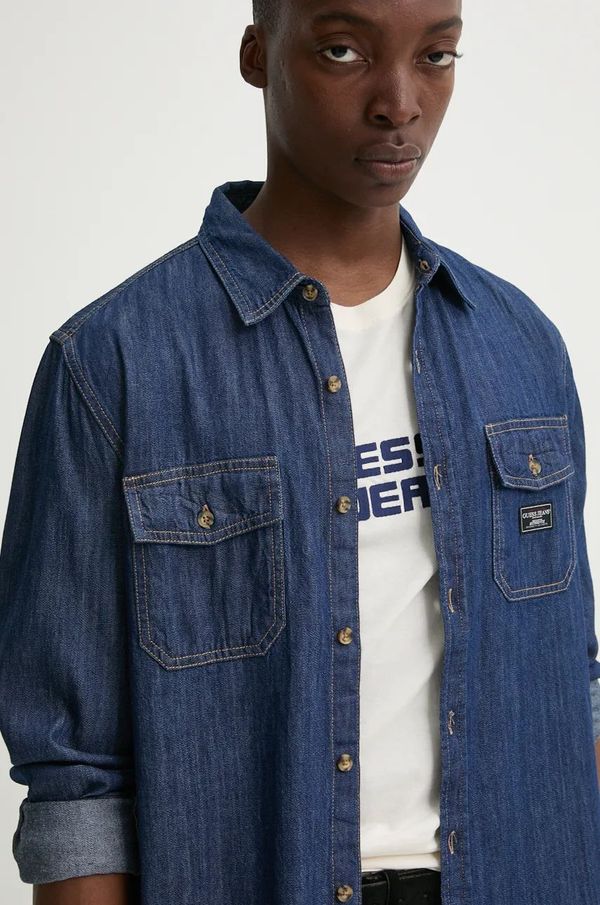 Guess Jeans Traper košulja Guess Jeans za muškarce, regular, s klasičnim ovratnikom, M4BH56 D5EI4