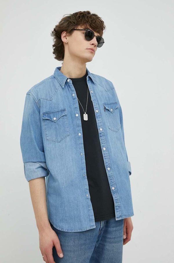 Levi's Traper košulja Levi's za muškarce, regular, s klasičnim ovratnikom