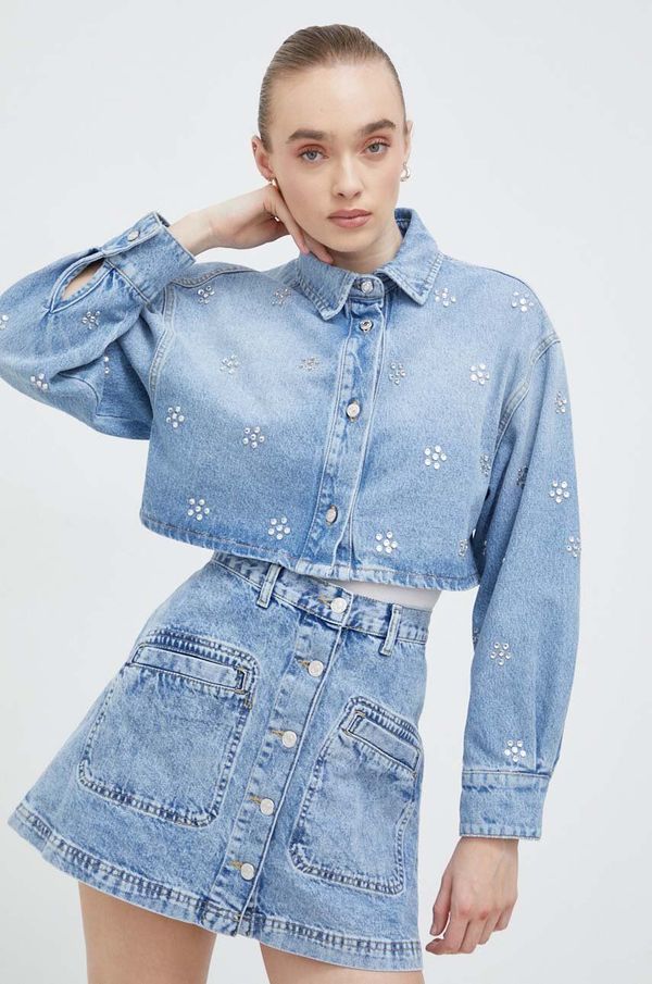 MSGM Traper košulja MSGM za žene, regular, s klasičnim ovratnikom
