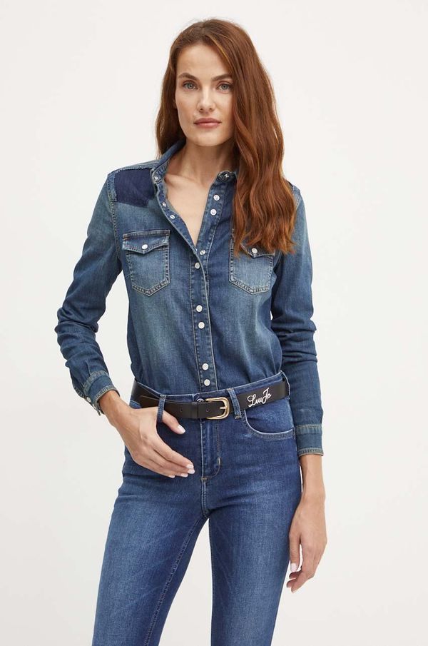Pinko Traper košulja Pinko za žene, regular, s klasičnim ovratnikom, 103855 A20X