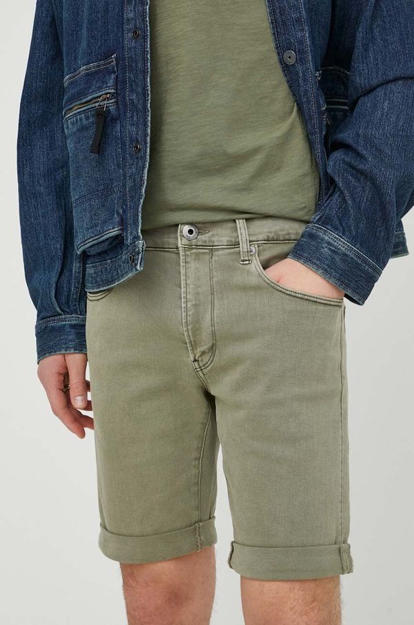 G-Star Raw Traper kratke hlače G-Star Raw za muškarce, boja: zelena