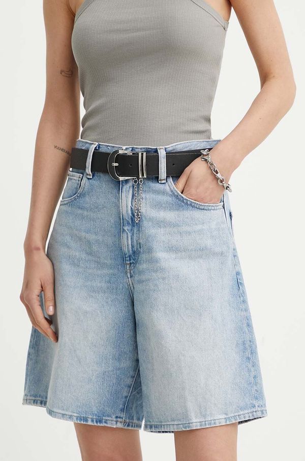 G-Star Raw Traper kratke hlače G-Star Raw za žene, bez uzorka, visoki struk, D24370-D436
