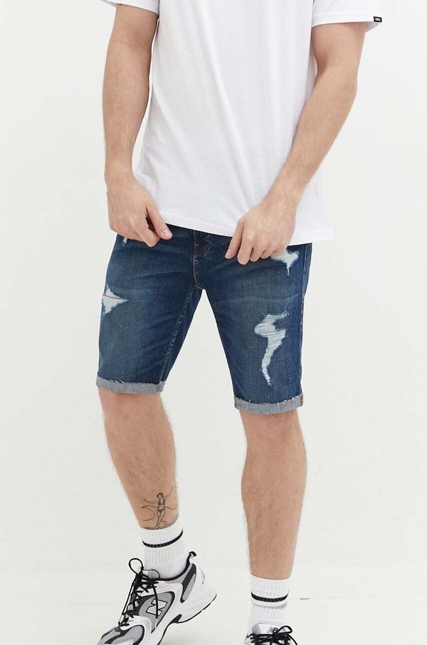 Hollister Co. Traper kratke hlače Hollister Co. za muškarce, boja: tamno plava