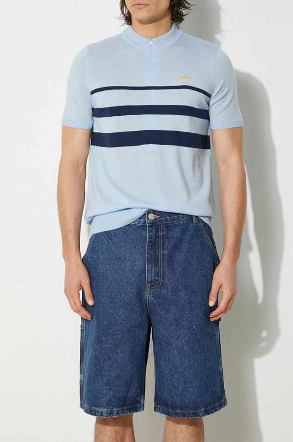 Icecream Traper kratke hlače ICECREAM Denim Carpenter Shorts za muškarce, boja: tamno plava, IC24254