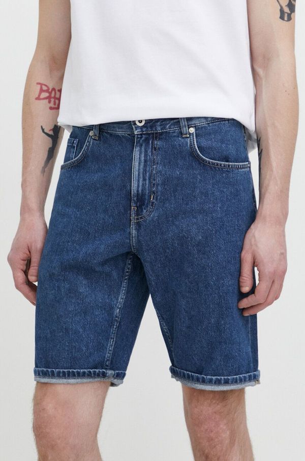 Karl Lagerfeld Jeans Traper kratke hlače Karl Lagerfeld Jeans za muškarce, boja: tamno plava
