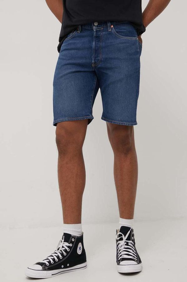 Levi's Traper kratke hlače Levi's za muškarce, boja: tamno plava, 36512.0152-DarkIndigo