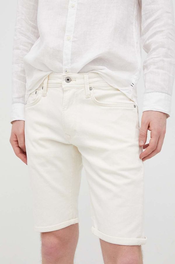 Pepe Jeans Traper kratke hlače Pepe Jeans Stanley Short za muškarce, boja: bež