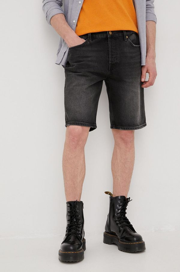 Superdry Traper kratke hlače Superdry za muškarce, boja: crna