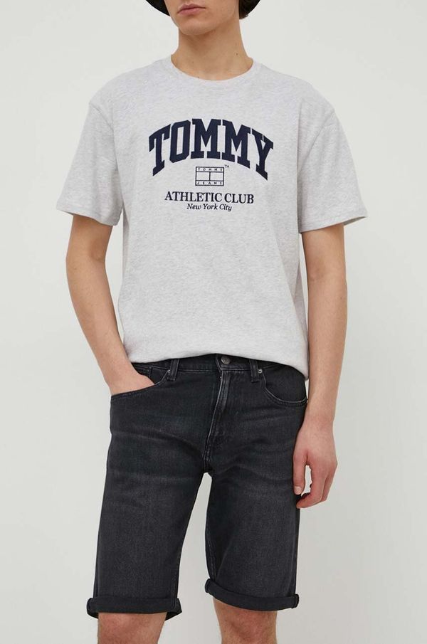 Tommy Jeans Traper kratke hlače Tommy Jeans za muškarce, boja: crna, DM0DM18784