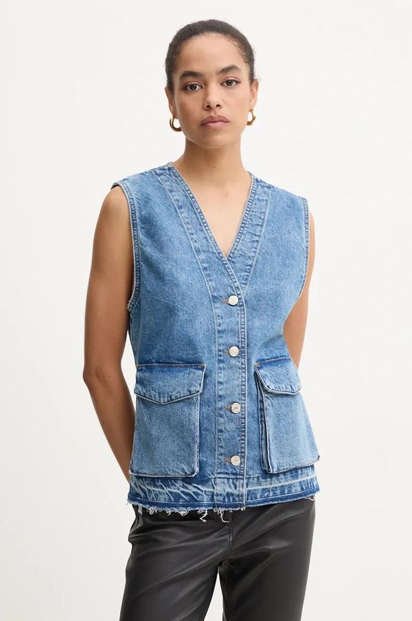 Moschino Jeans Traper prsluk Moschino Jeans jednoredno zakopčavanje, 1001.8221