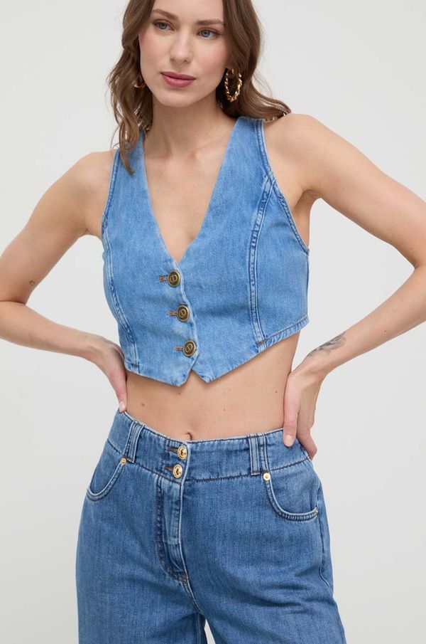 Twinset Traper prsluk Twinset jednoredno zakopčavanje