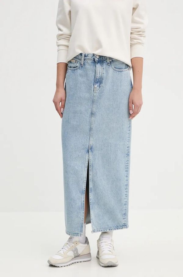 Calvin Klein Jeans Traper suknja Calvin Klein Jeans maxi, ravna, J20J224054